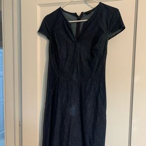 banana republic jean material dress